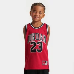 Nike Little Kids' Jordan 23 Jersey Gym Red - 85A773 R78