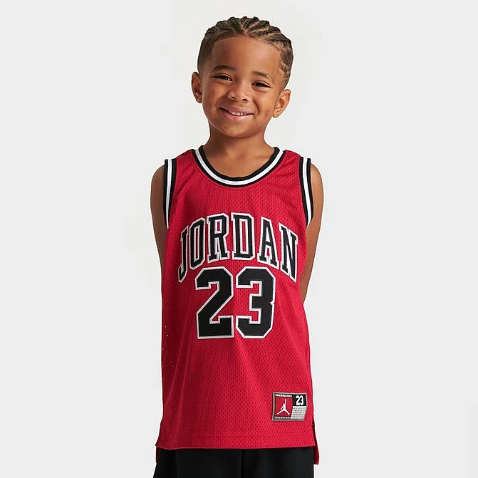 Nike Little Kids' Jordan 23 Jersey Gym Red - 85A773 R78 1 Nike Little Kids' Jordan 23 Jersey Gym Red - 85A773 R78