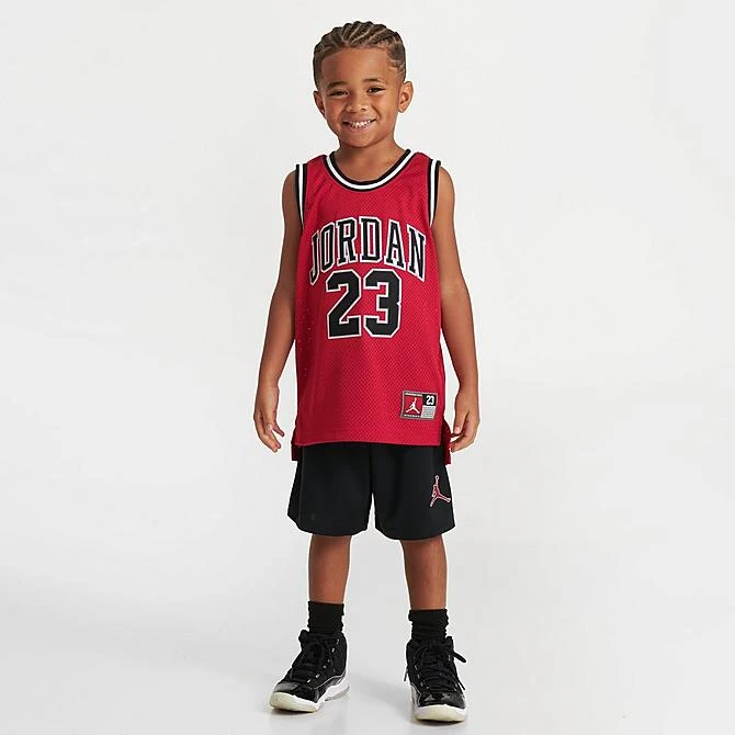 Nike Little Kids' Jordan 23 Jersey Gym Red - 85A773 R78 2 Nike Little Kids' Jordan 23 Jersey Gym Red - 85A773 R78 - Image 2