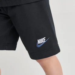 Little Kids' Nike Club LBR T-Shirt And Shorts Set Black - 86K746 023 -Sports Fashion 86K746 023 M6