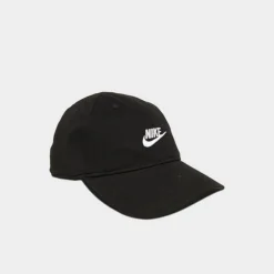 Kids' Nike Sportswear Heritage86 Futura Strapback Hat Black/White - 8A2902 023 -Sports Fashion 8A2902 023 P4