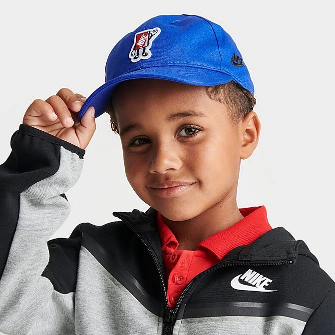 Youth Nike Boxy Curved Brim Strapback Hat Game Royal - 8A3052 U89 1 Youth Nike Boxy Curved Brim Strapback Hat Game Royal - 8A3052 U89