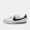 Boys' Little Kids' Nike Cortez Basic SL Casual Shoes White/Black - 904767 102