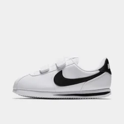 Boys' Little Kids' Nike Cortez Basic SL Casual Shoes White/Black - 904767 102