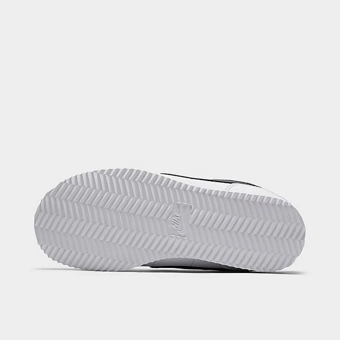 Boys' Little Kids' Nike Cortez Basic SL Casual Shoes White/Black - 904767 102 6 Boys' Little Kids' Nike Cortez Basic SL Casual Shoes White/Black - 904767 102 - Image 6