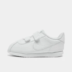 Boys' Toddler Nike Cortez Basic SL Hook-and-Loop Casual Shoes White/White/White - 904769 100
