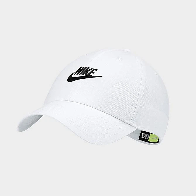 Nike Sportswear Heritage86 Futura Washed Adjustable Back Hat White/Black - 913011 100 3 Nike Sportswear Heritage86 Futura Washed Adjustable Back Hat White/Black - 913011 100 - Image 3