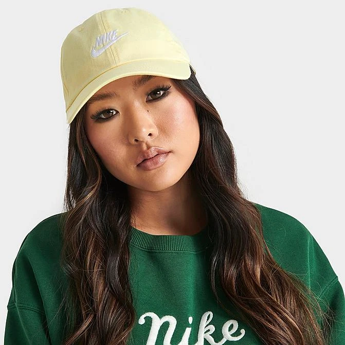 Nike Sportswear Heritage86 Futura Washed Adjustable Back Hat Alabaster/White - 913011 744 1 Nike Sportswear Heritage86 Futura Washed Adjustable Back Hat Alabaster/White - 913011 744