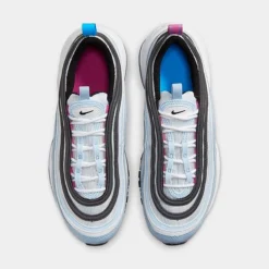 Big Kids' Nike Air Max 97 Casual Shoes Blue Whisper/Opti Yellow/White/Blue Lightning - 921522 408 -Sports Fashion 921522 408 P5