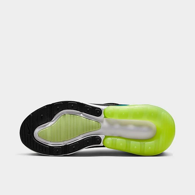 Big Kids' Nike Air Max 270 Casual Shoes Black/Bright Spruce/Barely Volt/White - 943345 026 6 Big Kids' Nike Air Max 270 Casual Shoes Black/Bright Spruce/Barely Volt/White - 943345 026 - Image 6