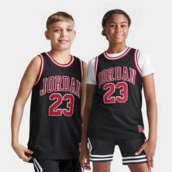 Nike Kids' Jordan Basketball Jersey Black - 95A773 023