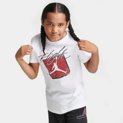 Nike Kids' Jordan Faded Flight T-Shirt White - 95C346 001