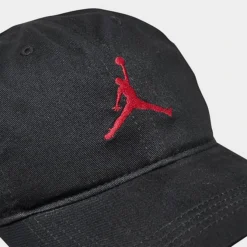 Nike Kids' Jordan Curvebrim Strapback Hat Black/Red - 9A0570 023 -Sports Fashion 9A0570 023 P4