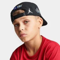 Nike Kids' Jordan Brand Of Flight Snapback Hat Black - 9A0835 023