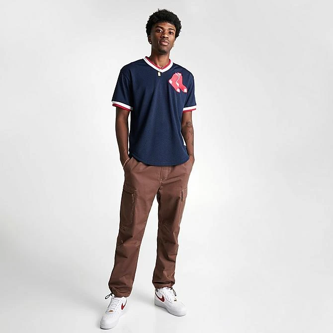 Men's Mitchell & Ness Boston Red Sox MLB Jim Rice 1989 Authentic Pullover Baseball Jersey Navy - 9JRCNAVY 400 2 Men's Mitchell & Ness Boston Red Sox MLB Jim Rice 1989 Authentic Pullover Baseball Jersey Navy - 9JRCNAVY 400 - Image 2
