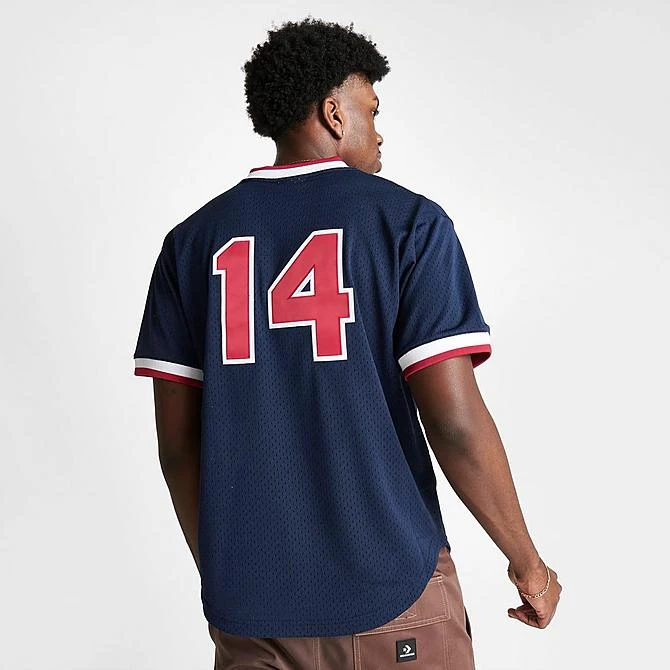 Men's Mitchell & Ness Boston Red Sox MLB Jim Rice 1989 Authentic Pullover Baseball Jersey Navy - 9JRCNAVY 400 4 Men's Mitchell & Ness Boston Red Sox MLB Jim Rice 1989 Authentic Pullover Baseball Jersey Navy - 9JRCNAVY 400 - Image 4