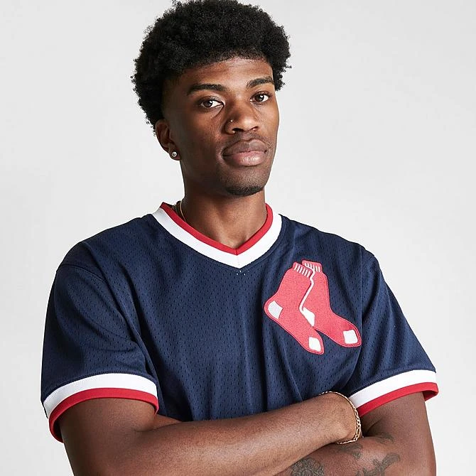 Men's Mitchell & Ness Boston Red Sox MLB Jim Rice 1989 Authentic Pullover Baseball Jersey Navy - 9JRCNAVY 400 5 Men's Mitchell & Ness Boston Red Sox MLB Jim Rice 1989 Authentic Pullover Baseball Jersey Navy - 9JRCNAVY 400 - Image 5