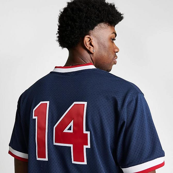 Men's Mitchell & Ness Boston Red Sox MLB Jim Rice 1989 Authentic Pullover Baseball Jersey Navy - 9JRCNAVY 400 6 Men's Mitchell & Ness Boston Red Sox MLB Jim Rice 1989 Authentic Pullover Baseball Jersey Navy - 9JRCNAVY 400 - Image 6