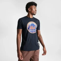 Men's Mitchell & Ness New York Mets MLB Logo Graphic T-Shirt Navy - 9NYMNAVY 001 8 Men's Mitchell & Ness New York Mets MLB Logo Graphic T-Shirt Navy - 9NYMNAVY 001 -Sports Fashion 9NYMNAVY 001 M3