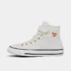 Girls' Little Kids' Converse Chuck Taylor High Top Casual Shoes Vintage White/Back Alley Brick/Gold - A04951F 103
