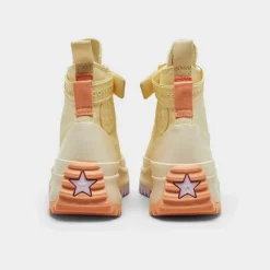 Women's Converse Run Star Hike High Top Platform Sneaker Boots Mom's Potato Salad/Egret/Vapor Viole - A05169C 286 -Sports Fashion A05169C 286 P4