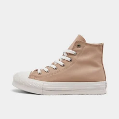 Girls' Big Kids' Converse Chuck Taylor All Star EVA Lift Platform Casual Shoes Stone Mauve/Stone Mauve/White - A06206C 090