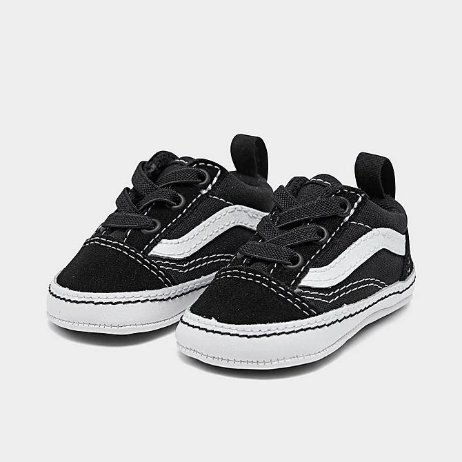 Boys' Infant Vans Sk8-Hi Crib Shoes Black/White - A346P6BT 001 2 Boys' Infant Vans Sk8-Hi Crib Shoes Black/White - A346P6BT 001 - Image 2