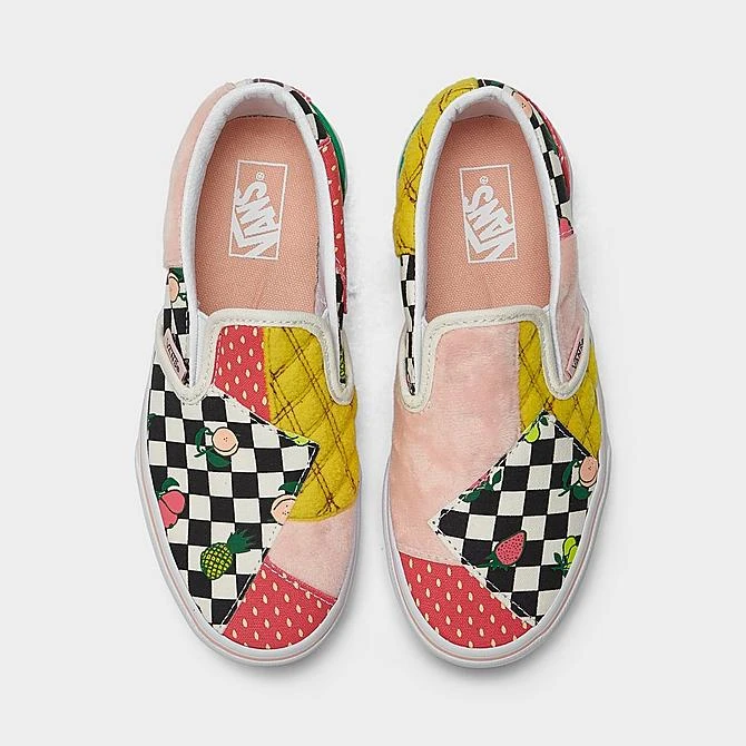 Little Kids' Vans Classic Slip-On Fruit Patch Casual Shoes Multicolor - A5FBK6GL 030 5 Little Kids' Vans Classic Slip-On Fruit Patch Casual Shoes Multicolor - A5FBK6GL 030 - Image 5