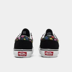 Little Kids' Vans Old Skool Floral Casual Shoes Black/Multi - A7Q5FBZW 001 -Sports Fashion A7Q5FBZW 001 P4