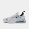 Men's Nike Air Max 270 Casual Shoes White/White/Black - AH8050 100
