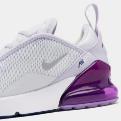 Girls' Little Kids' Nike Air Max 270 Casual Shoes Pure Platinum/Violet Frost/Midnight Navy/Metallic Silver - AO2372G 023 8 Girls' Little Kids' Nike Air Max 270 Casual Shoes Pure Platinum/Violet Frost/Midnight Navy/Metallic Silver - AO2372G 023 -Sports Fashion AO2372G 023 P3