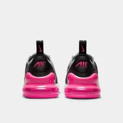 Girls' Little Kids' Nike Air Max 270 Casual Shoes Smoke Grey/Hyper Pink/Black/White - AO2372G 031 -Sports Fashion AO2372G 031 P4
