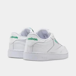 Men's Reebok Club C 85 Casual Shoes White/Green - AR0456 100 -Sports Fashion AR0456 100 P4