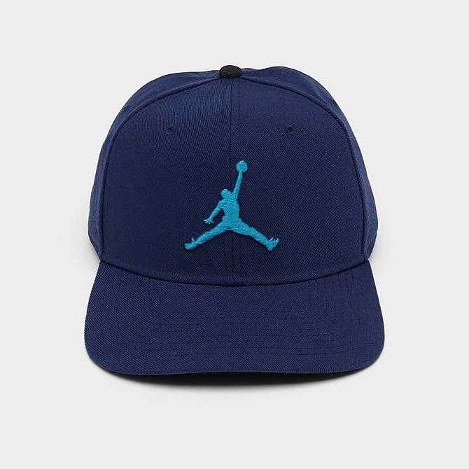 Nike Jordan Pro Jumpman Snapback Hat Navy/Blue - AR2118A 410 2 Nike Jordan Pro Jumpman Snapback Hat Navy/Blue - AR2118A 410 - Image 2