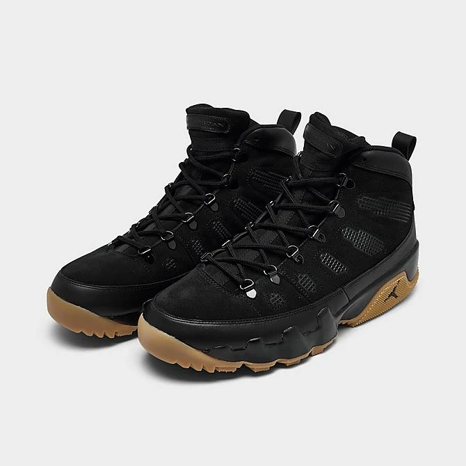 Nike Men's Air Jordan 9 Retro NRG Sneakerboots Black/Light Gum - AR4491 025 2 Nike Men's Air Jordan 9 Retro NRG Sneakerboots Black/Light Gum - AR4491 025 - Image 2