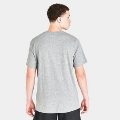 Nike Sportswear Brand Mark T-Shirt Dark Grey Heather/Black/Habanero Red - AR4993 063 -Sports Fashion AR4993 063 M4