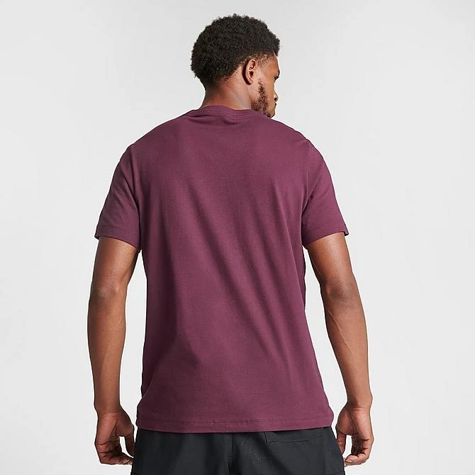 Nike Sportswear Club T-Shirt Night Maroon - AR4997 682 4 Nike Sportswear Club T-Shirt Night Maroon - AR4997 682 - Image 4