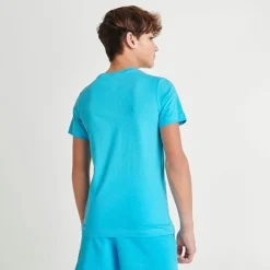 Kids' Nike Sportswear Logo T-Shirt Baltic Blue/White - AR5254 401 -Sports Fashion AR5254 401 M4