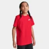 Kids' Nike Sportswear Logo T-Shirt University Red/White - AR5254 657