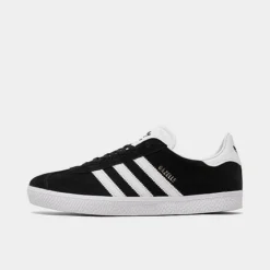 Big Kids' Adidas Originals Gazelle Casual Shoes Black/White - BB2502 BWH