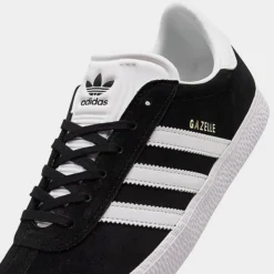 Big Kids' Adidas Originals Gazelle Casual Shoes Black/White - BB2502 BWH 8 Big Kids' Adidas Originals Gazelle Casual Shoes Black/White - BB2502 BWH -Sports Fashion BB2502 BWH P3