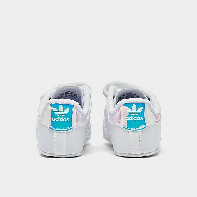 Girls' Infant Adidas Originals Superstar Crib Shoes White/White/Black - BD8000 100 4 Girls' Infant Adidas Originals Superstar Crib Shoes White/White/Black - BD8000 100 - Image 4
