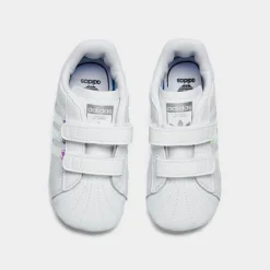 Girls' Infant Adidas Originals Superstar Crib Shoes White/White/Black - BD8000 100 10 Girls' Infant Adidas Originals Superstar Crib Shoes White/White/Black - BD8000 100 -Sports Fashion BD8000 100 P5