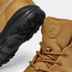 Boys' Toddler Nike Manoa Leather Boots Wheat/Wheat/Black - BQ5374 700 -Sports Fashion BQ5374 700 P3