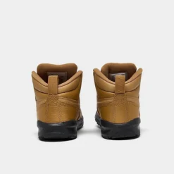 Boys' Toddler Nike Manoa Leather Boots Wheat/Wheat/Black - BQ5374 700 -Sports Fashion BQ5374 700 P4
