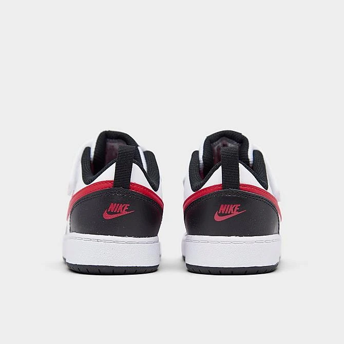 Kids' Toddler Nike Court Borough Low 2 Casual Shoes White/University Red/Black - BQ5453 110 4 Kids' Toddler Nike Court Borough Low 2 Casual Shoes White/University Red/Black - BQ5453 110 - Image 4