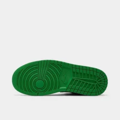 Nike Women's Air Jordan Retro 1 Mid Casual Shoes Black/Lucky Green/Aquatone/Sail - BQ6472 033 -Sports Fashion BQ6472 033 P6