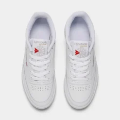 Women's Reebok Club C 85 Casual Shoes White/Light Grey/Gum - BS7686 100 10 Women's Reebok Club C 85 Casual Shoes White/Light Grey/Gum - BS7686 100 -Sports Fashion BS7686 100 P5