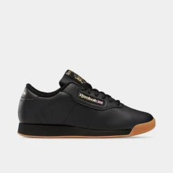 Women's Reebok Princess Casual Shoes Black/Black/Gum - BS8457 005