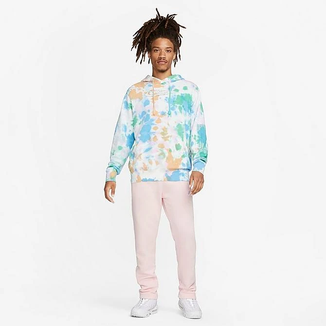 Men's Nike Sportswear Club Fleece Sweatpants Pink Bloom/Pink Bloom/White - BV2707 686 3 Men's Nike Sportswear Club Fleece Sweatpants Pink Bloom/Pink Bloom/White - BV2707 686 - Image 3